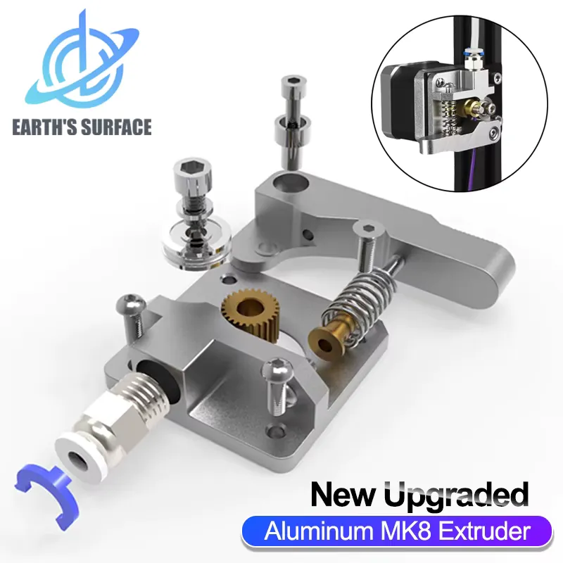 Creality Kit Extrusora Bowden MK8 Alumínio para Ender 3