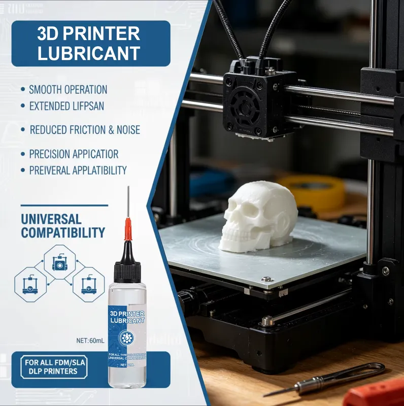 Creality Óleo Lubrificante Universal 60ml para Impressoras 3D