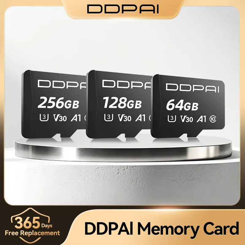 ddpai Cartão de Memória 64-512GB Classe 10 para Câmera Veicular