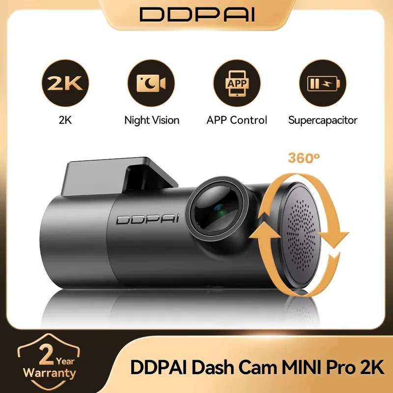 ddpai Mini Pro 2K Câmera de Painel WiFi DVR 24h