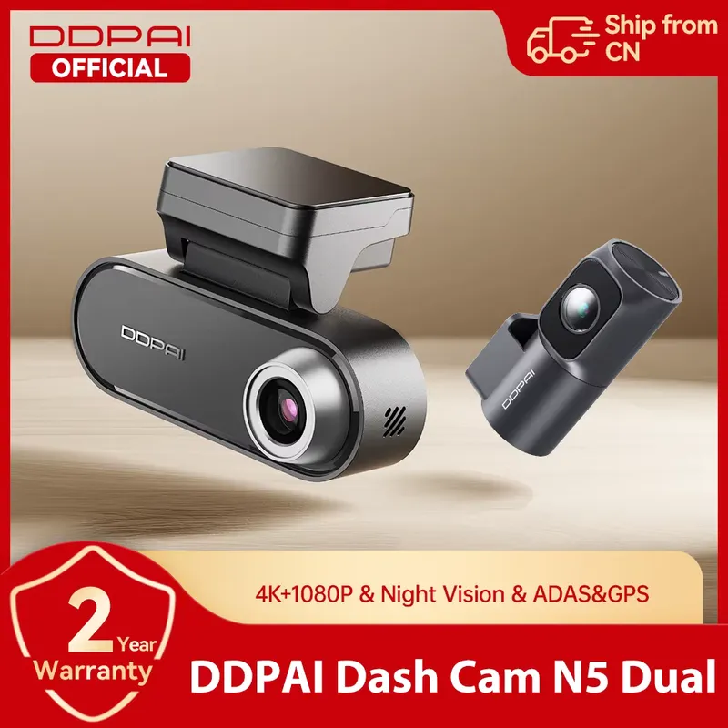 DDPAI N5 Dashcam 4K Frontal e Traseira com GPS