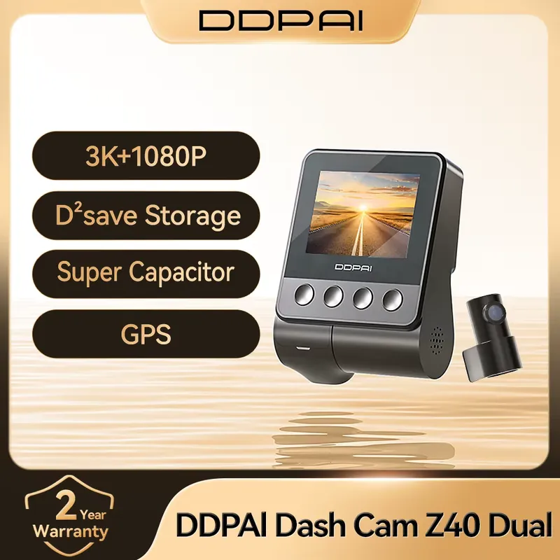ddpai Z40 Dash Cam 4K 1944p com GPS e Wi-Fi - R$ 434,53
