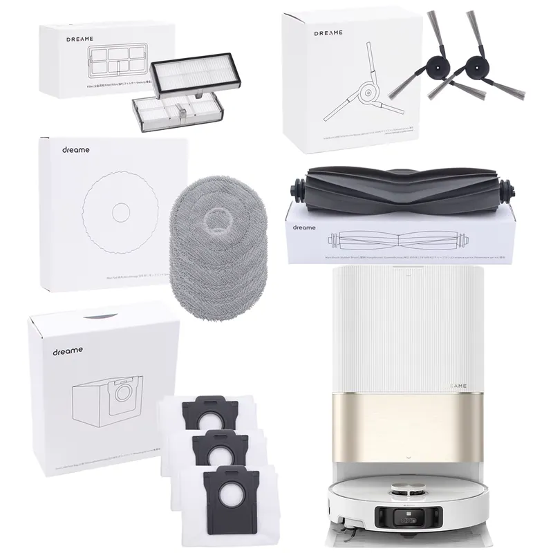 Dreame Kit de Acessórios para X40 Ultra – Escova, Filtro e Mais