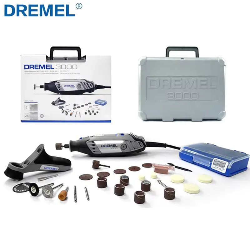 Dremel 3000 Mini Ferramenta Rotativa Recarregável 35 Acessórios