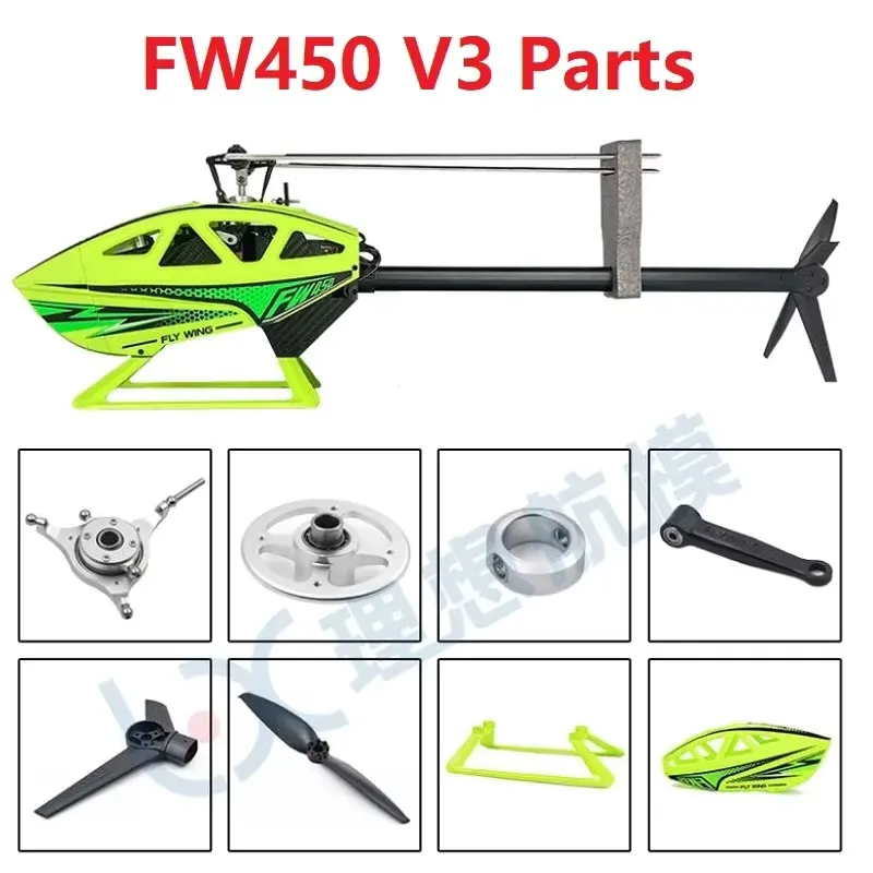 Eachine Fly Wing FW450L V3 H1 6CH RC Helicóptero Peça de Reposição