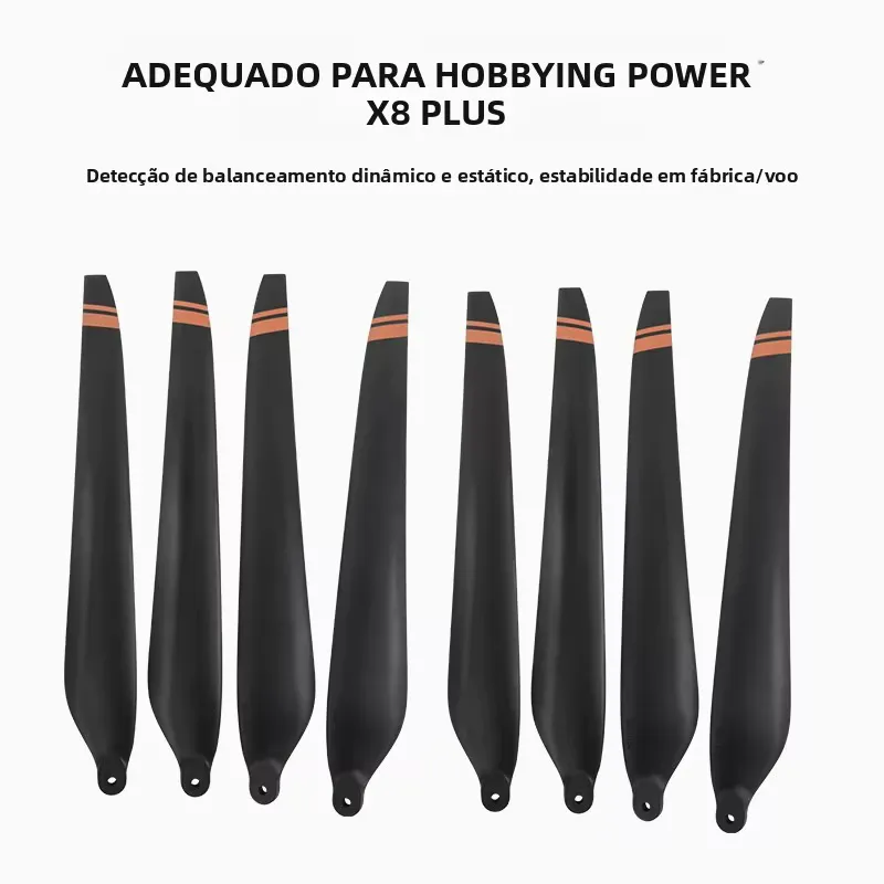 Eachine Hélices de Carbono 30" Hobbywing X8 Plus – 30 polegadas