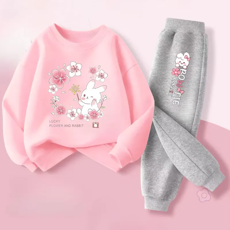 Eachine Moletom Infantil com Coelho - Estilo Hoodie para Meninas