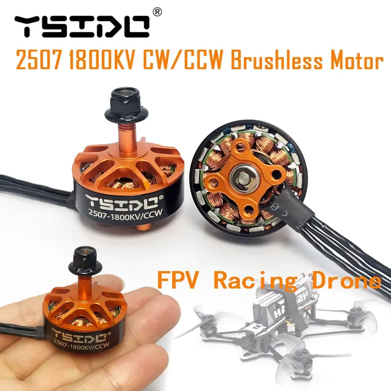 Eachine Ysido 2507 1800kv 3-6S Motor Brushless 5" para Drone FPV