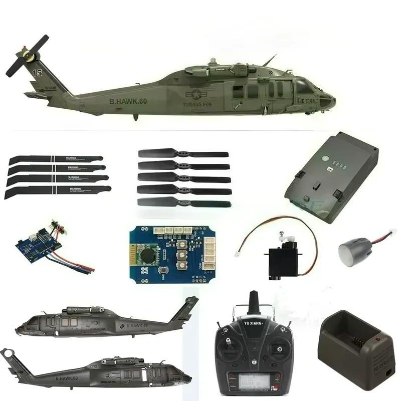 Eachine Yuxiang F09 F09V - Acessórios UH60 Black Hawk para E200