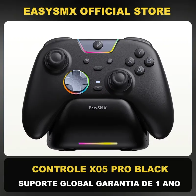 EasySMX X05 Pro – Controle sem fio para PC, Switch, celular