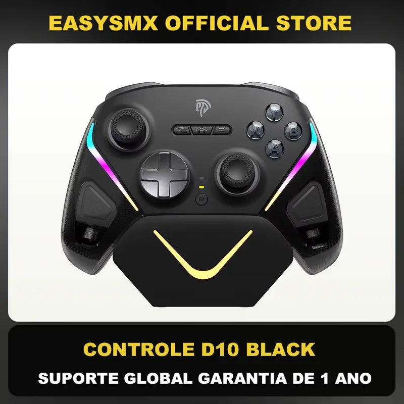 EasySMX D10 Controle Sem Fio Bluetooth para PC, Switch e Celular