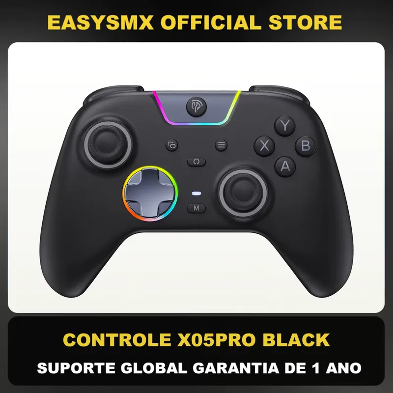 EasySMX X05 Pro Controle sem fio para PC, Switch e Celular