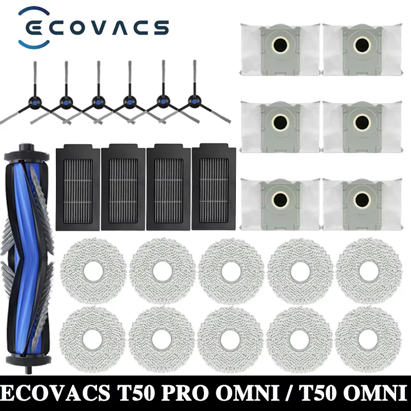 Ecovacs T50 Pro Omni - Peças e Acessórios para Robô Vácuo