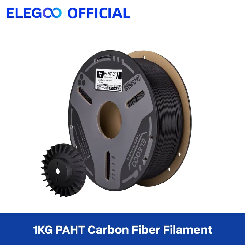 ELEGOO Filamento de Nylon CF 1.75mm 1KG – Alta Temperatura