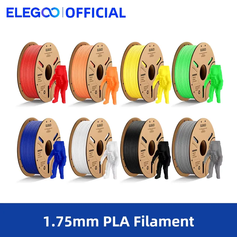 ELEGOO Filamento PLA 1.75mm 1kg para Impressora 3D - R$112,28