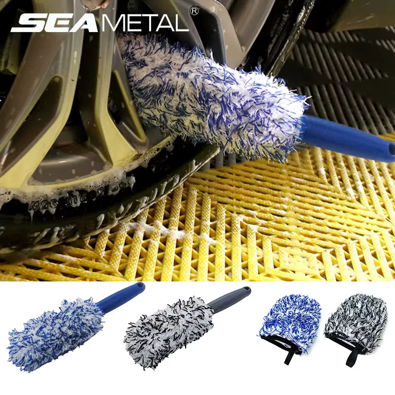 SEAMETAL Escova de Limpeza para Carro e Rodas