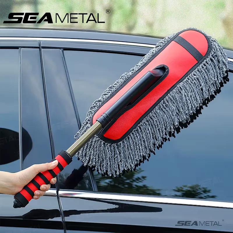 SEAMETAL Escova Mop Telescópica Absorvente para Limpeza