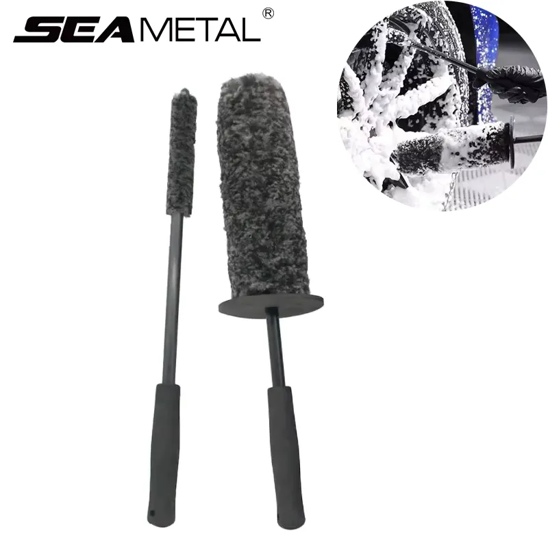 SEAMETAL Escova de Roda com Microfibra Premium - Limpeza Fácil