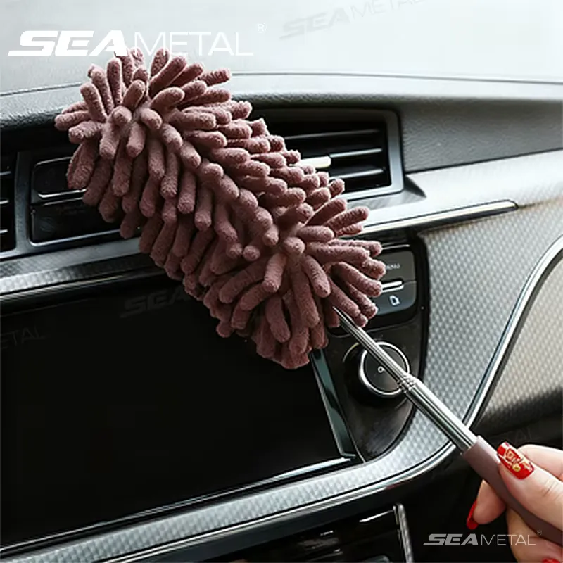 SEAMETAL Escova Telescópica para Limpeza de Carro