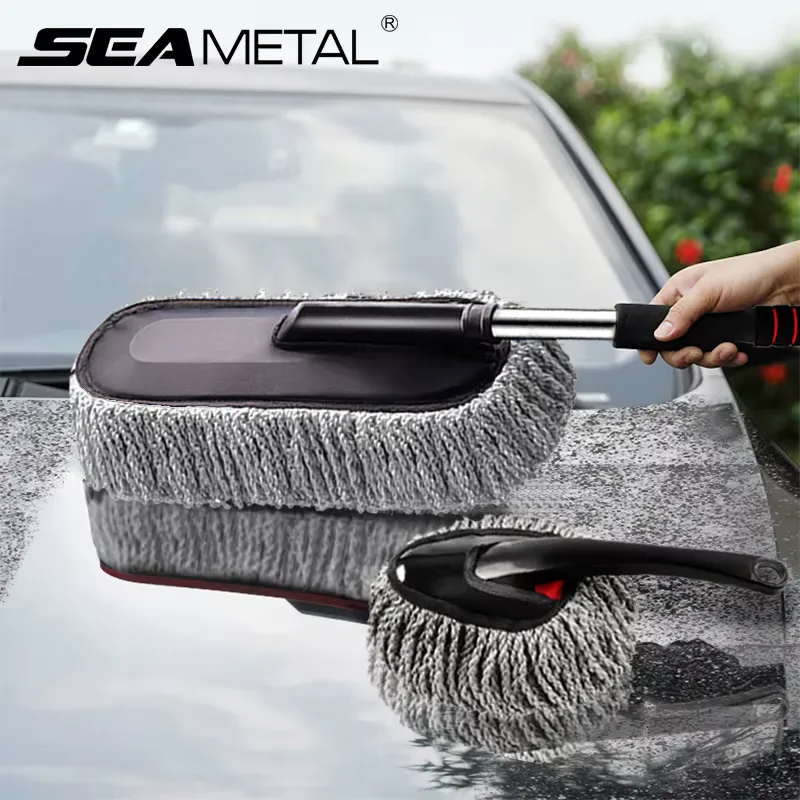 SEAMETAL Espanador Retrátil Microfibra para Carro