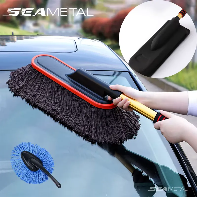 SEAMETAL Espanador Telescópico Microfibra para Carro