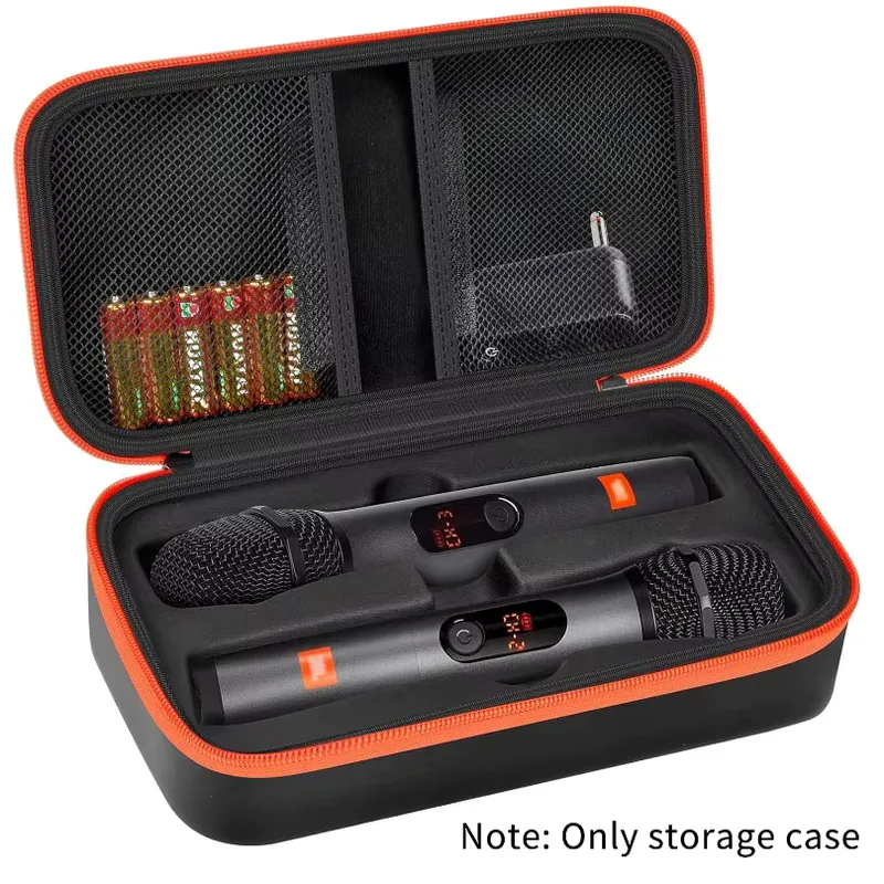JBL Estojo para Microfone Sem Fio Duplo Portátil