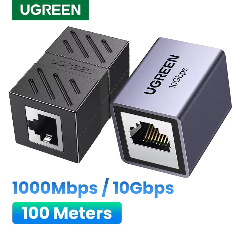 Ugreen Extensão Ethernet RJ45 Fêmea para Fêmea