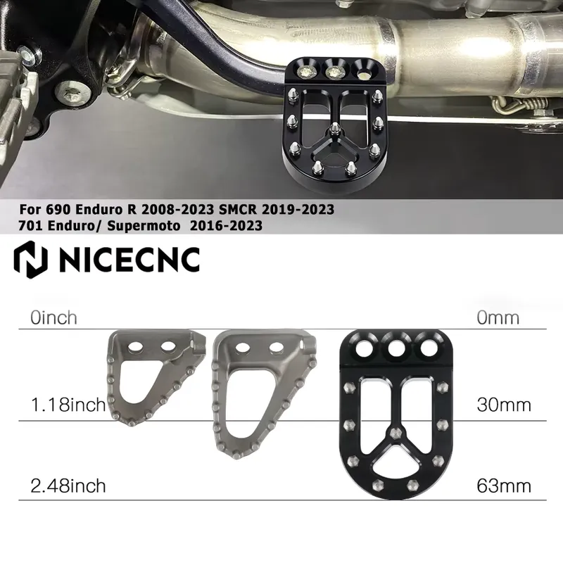 Nicecnc Pedal Freio Extensão KTM 690 Husqvarna 701
