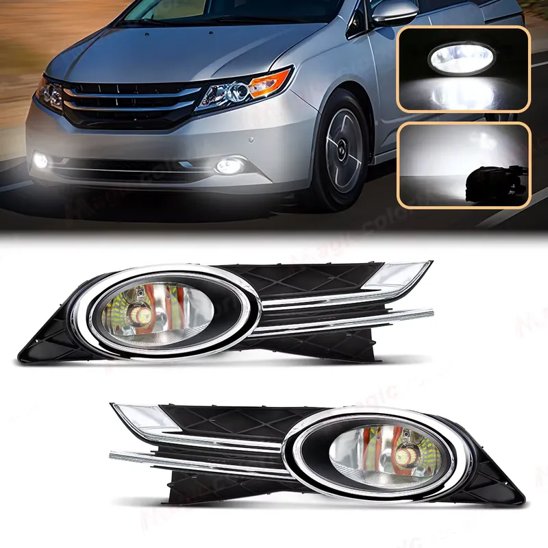 MAGIC COLORM Farol Neblina LED Honda Odyssey 2014-2017