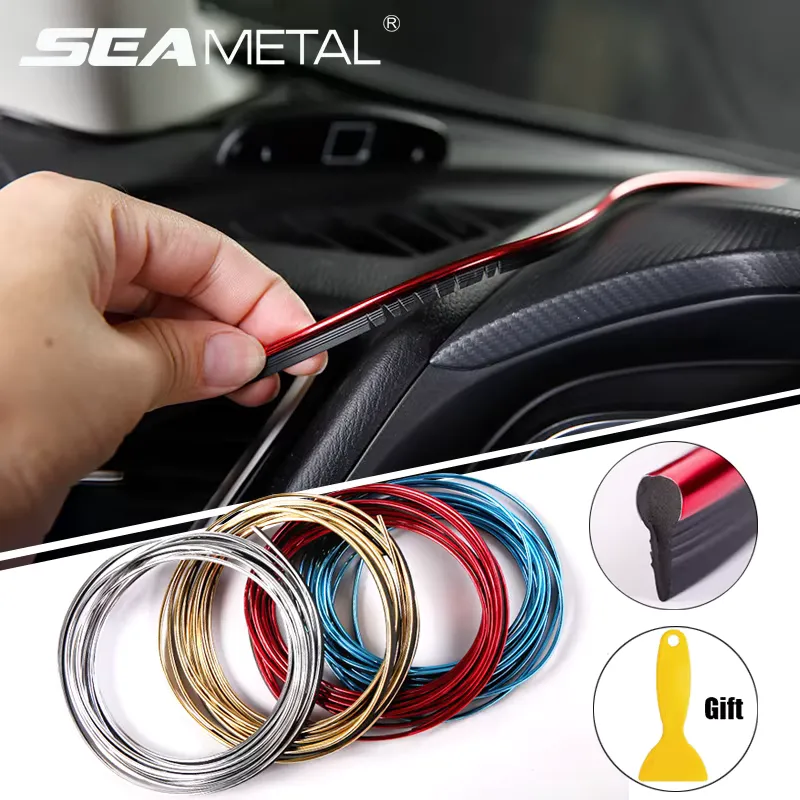 SEAMETAL Fita de Acabamento Automotivo Anti-Riscos 5-10m
