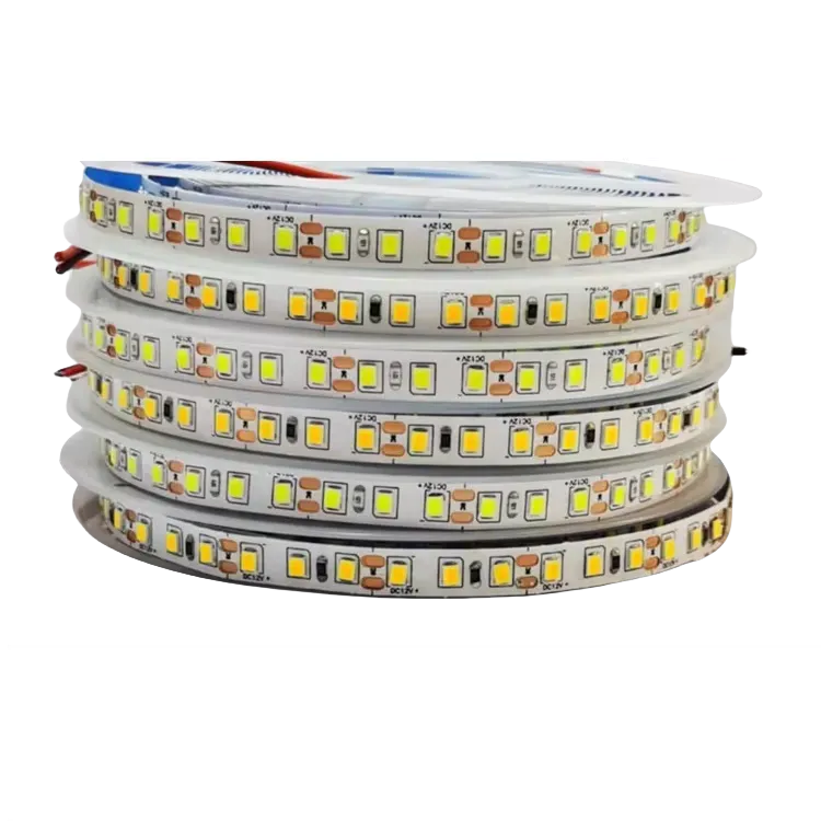 Fita de LED 12V SMD 2835 Warm White – 5m Flexível, 120LED/m