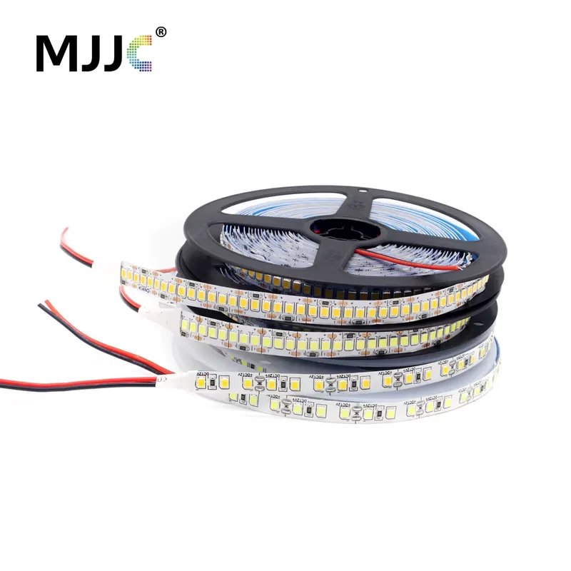 LED Fita de LED 12V SMD 2835 - 1 a 5m, 120/240 LEDs/m, Branco Quente