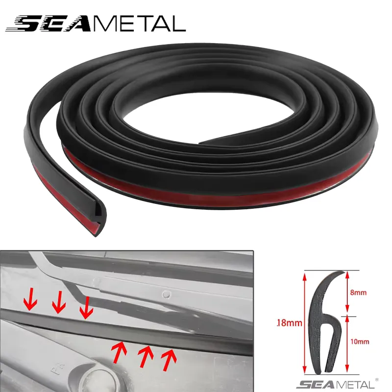 SEAMETAL Fita Vedação Borracha Tipo H para Carro