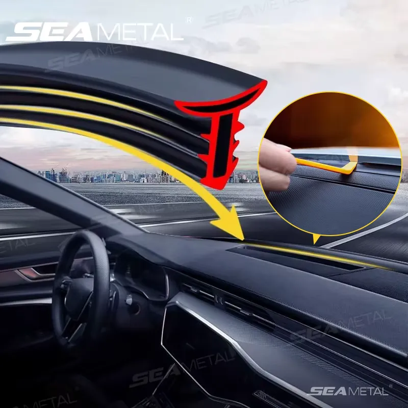 SEAMETAL Fita de Vedação Automotiva 160cm com Adesivo Dupla Face