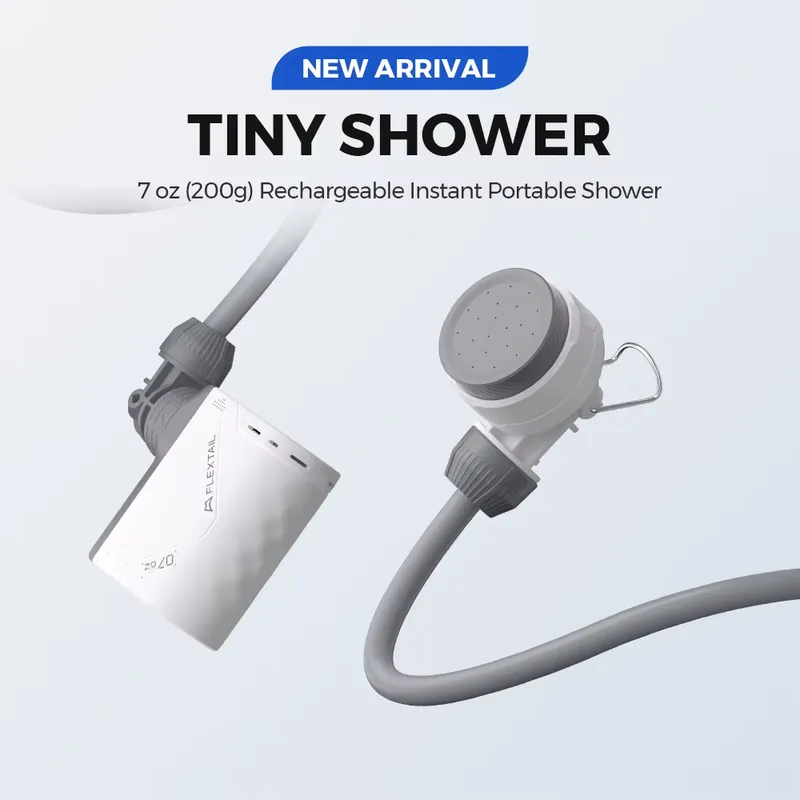 Flextail Bomba de Chuveiro Portátil com Cabeça IPX7 - Camping