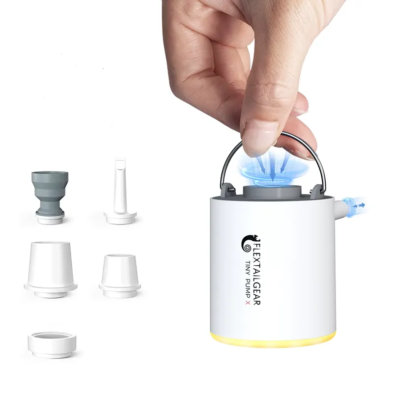 Flextail Bomba de Ar Portátil Mini para Camping com Luz USB-C