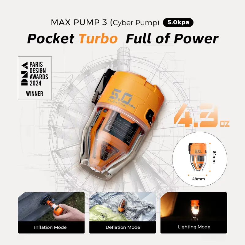 Flextail Max Pump 3 - Bomba de ar elétrica portátil