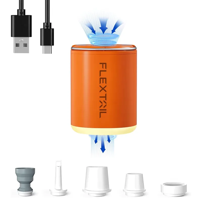 Flextail Tiny Pump 2X – Bomba de ar portátil 4kPa com luz
