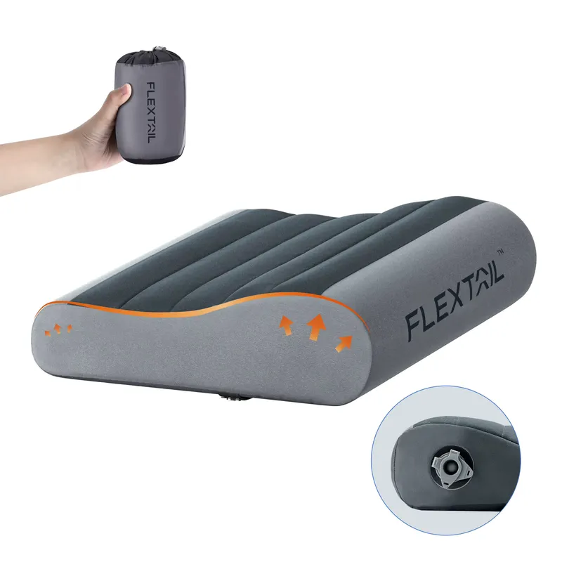 Flextail Travesseiro Inflável Zero – Ergonômico e Silencioso