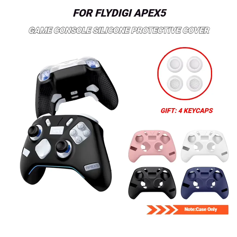 FLYDIGI Capa de Silicone para Controle Apex 5 + 4 Protetores