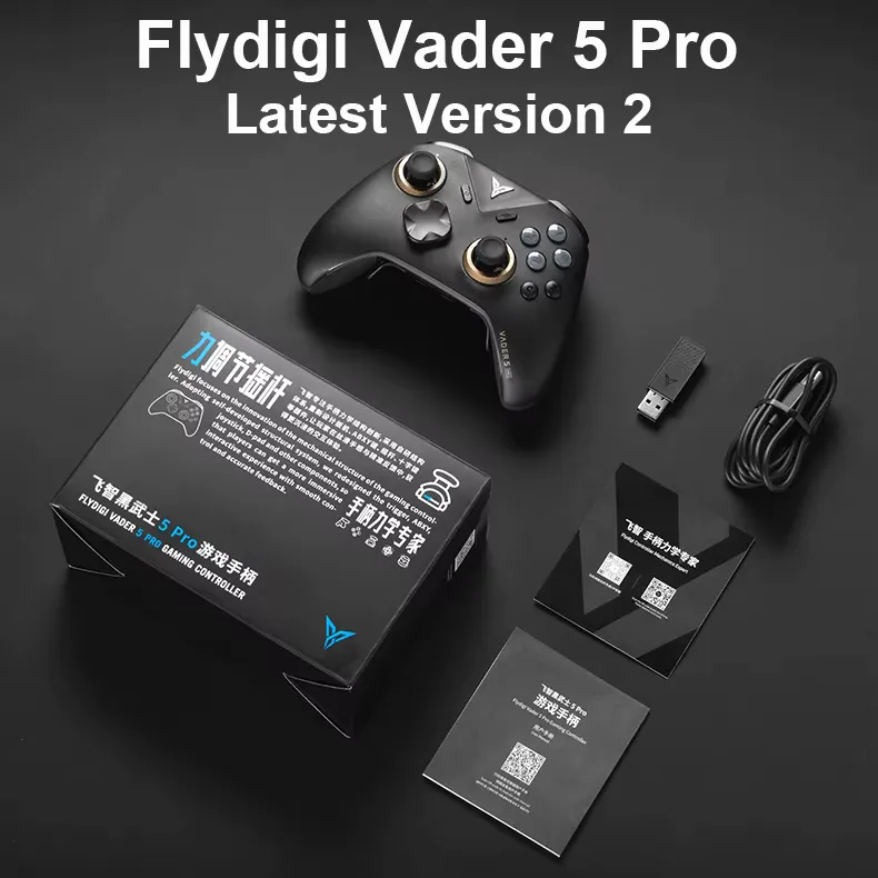 FLYDIGI Controle de Jogo Vader 5 Pro Sem Fio com Hall Rocker