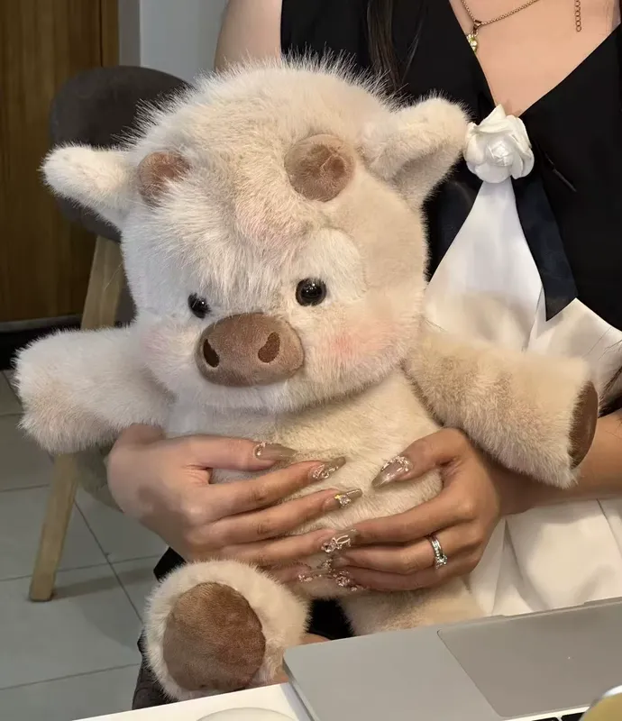 Formovie Pelúcia Porco Macia - Almofada de Apoio Emocional