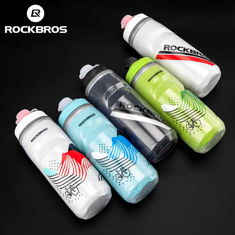Rockbros Garrafa Térmica 620ml Isolada para Ciclismo