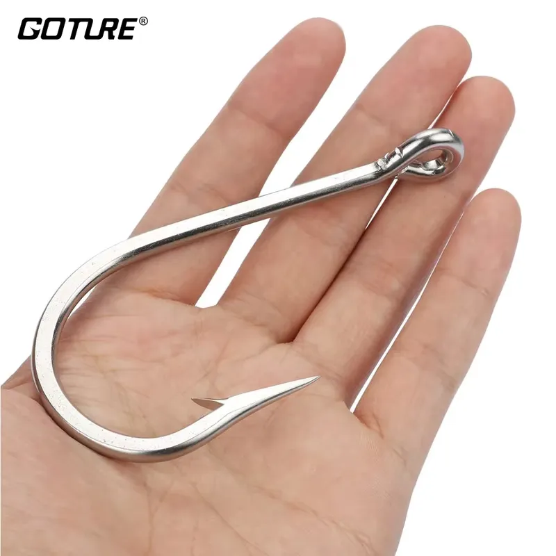 Goture Anzol de Pesca Aço Alto Carbono #6-#12 Kit 10 Peças