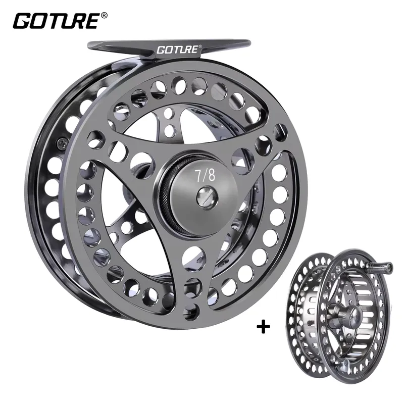 Goture Carretel de Pesca com Mosca 3/4 5/6 7/8 9/10