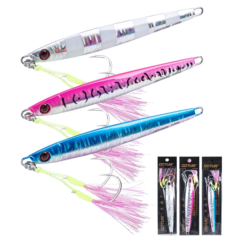 Goture Isca Artificial Luminosa 60-150g Água Salgada