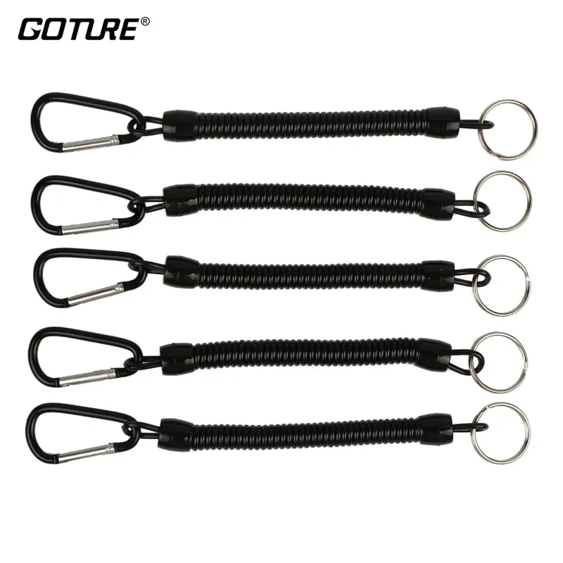 Goture Kit 5 Cordas de Pesca com Mosquetão Seguro
