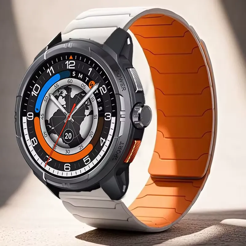 Haylou Pulseira Magnética de Silicone 22mm para Relógio