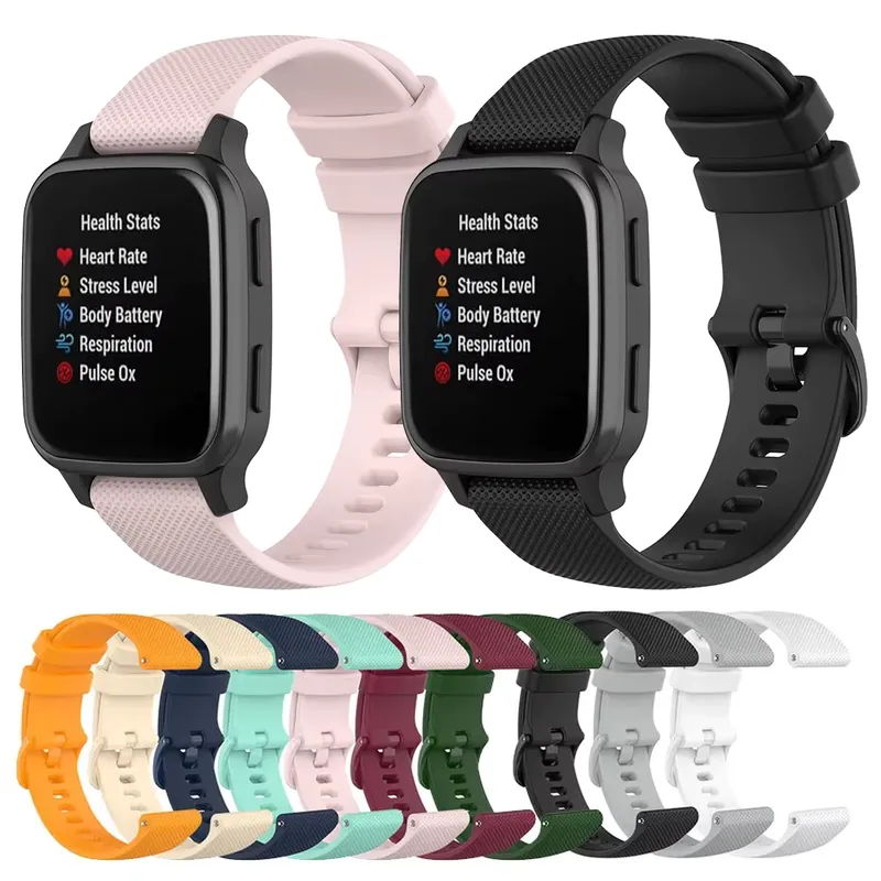 Haylou Pulseira Silicone 20mm para Garmin Venu SQ2 e Xiaomi LS02