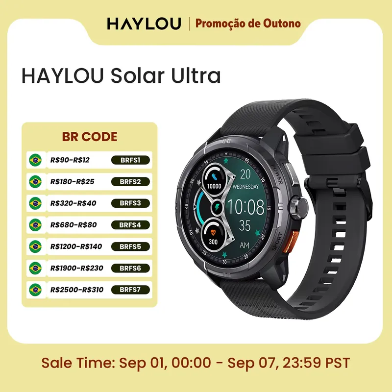 Haylou Solar Ultra GPS Smartwatch AMOLED 1.6"